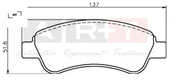 Ön fren balatası corsa f 19> crossland 17> c2 03> c3 09> aırcross 17> c4 04> c-elysee 12> xsara 96> 1647863780/ 4253.38/ 4252.59/ 4254.23 resmi