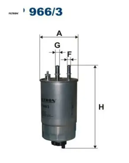 Yakıt filtresi combo 12> bıpper-nemo 1.3 hdı boxer-jumper 3.0 fıorıno-doblo-lınea 07 > 1.3-1.6 jtd- Fıltron 77363657/ 1901.A3/ 1606384980 resmi