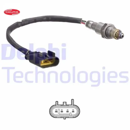 Oksijen sensörü katalizör giriş fıat doblo 10> egea 16> 500l 1.4 356sxa1b Delphı 46347517/ 55241995/ K0055241995 resmi
