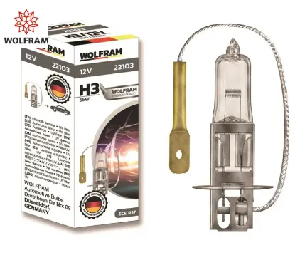 Ampul 12v h3 55 pk22s standart ışık 64151 resmi