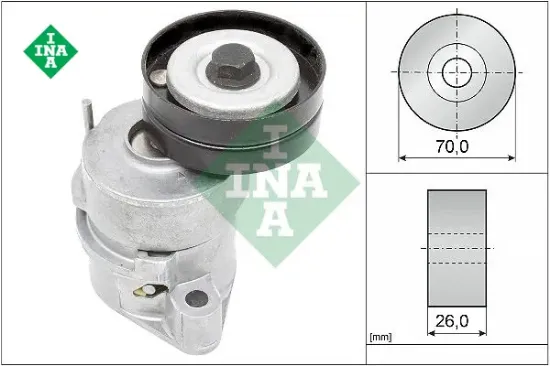 Alternatör gergi rulmanı kütüklü astra f-combo-corsa -vectra a 1.4-1.6-1.4sı-1.4ı 16v 70×26x17 Ina 1340533/ 90411025 resmi