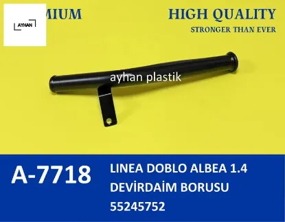 Devirdaim borusu fıat lınea-doblo-albea 1.4 55245752 resmi