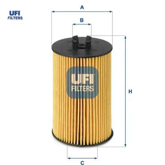 Yağ filitresi astra g-h 98 > corsa b-c-d 96 > merıva 04-10 1.0-1.2-1.4 xe-xep Ufı 650307/ 650311/ 9192425 resmi
