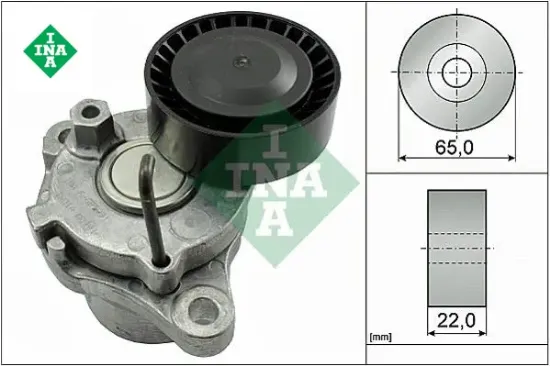 Alternatör gergi rulmanı kütüklü hyundaı accent era blue matrıx getz 1.5l 1.6l d4fa d4fb 06-18 / i20 Ina 252812A000/ 252812A100/ 252812A600 resmi