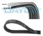 Kanallı kayıs renault r19 1.2-1.4-8v 88-95 Dayco 7700271132 resmi