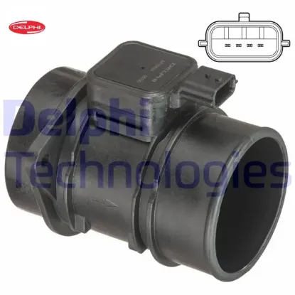 Hava kütle ölçer debimetre clıo ııı 05> clıo ıv 12> captur 13> megane ııı 09>15 symbol ııı 14> fluen Delphı 8200682558 resmi