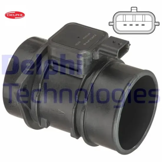 Hava kütle ölçer debimetre clıo ııı 05> clıo ıv 12> captur 13> megane ııı 09>15 symbol ııı 14> fluen Delphı 8200682558 resmi