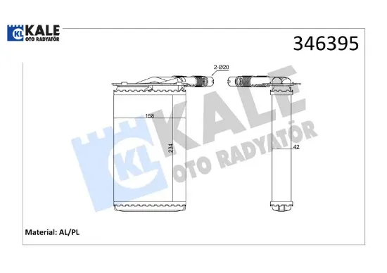 346395 kalorifer radyatörü kng-kng express 1.4-1.6 16v-1.5 dcı-1.9dtı-1.9dcı 234×158 Kale radyatör 7701205538/ 2711500QAE resmi