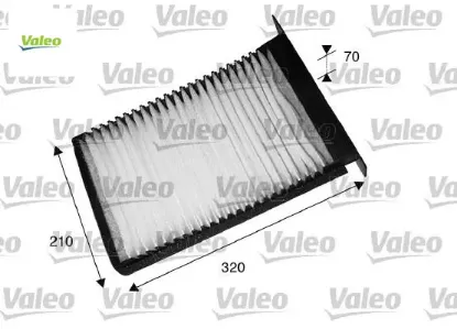 X polen filtresi landrover freelander 1.8 1.8i 2.0dı 2.0td4 2.5v6 98-06 saab 9000 2.0 85-93 Valeo JKR100200 resmi