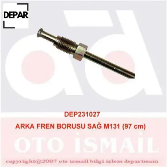Arka fren borusu sağ m131 97 cm resmi