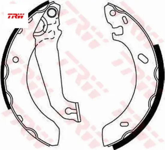 Arka pabuç balata escort 5-6 1.3-1.4-1.6 90-95 gs6254 7138050 Trw 95AB2200BC/ 6500944/ 5027752 resmi