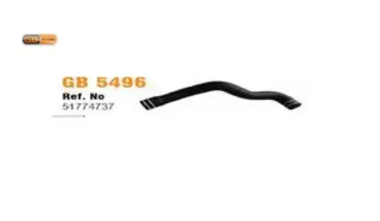 Radyatör üst hortumu fıat albea-palıo 02> 1.4 8v Gb kaucuk 51774737 resmi