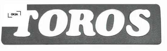 Arka yazı toros resmi