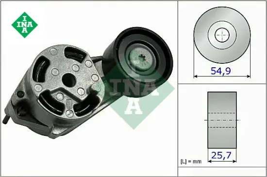 Kayıs gergı rulmanı bmw n13 f20 f21 f30 f31 f35 kutuklu Ina 11187603347 resmi