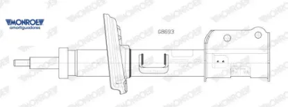 Amortisör ön sağ jeep compass 16> Monroe 52142291/ 52164244/ K68257664AB resmi