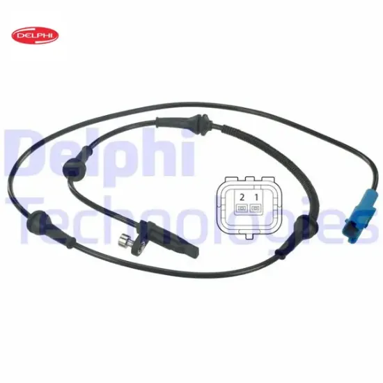 Ön abs tekerlek hız sensörü p508 2.2-c6 3.0 v6-2.2 hdi-2.7 hdi 05> 407 1.8-2.0 16v 04> c5 06> Delphı 4545.K6/ 4545.A9/ 4545.G6/ 9642687580 resmi
