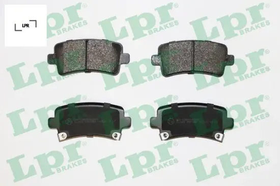Arka fren balatası ınsıgnıa a 08>17 saab 9.5 10> malıbu 2.0d 2.4 12> 16 inç jant Lpr 39021482/ 1605319/ 13237766/ 13343450 resmi