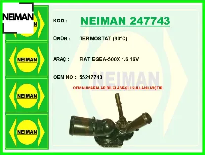 Termostat 90 c fıat egea-500x 1.6 16v 55247743 resmi