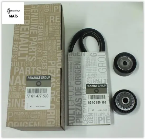 Alternatör gergi kiti clıo ıı-symbol ıı logan-sandero 1.2 16v d7f d4f Maıs 7701477533/ 117200777R resmi