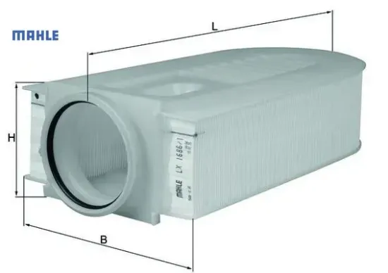 Hava fıltresı mercedes om651 x204 w204 w212 c218 Mahle A6510940004 resmi
