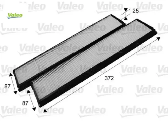 Polen fıltresı takımı mercedes w124 s124 Valeo A1248300118 resmi