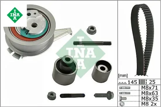 Triger seti golf7-a3-leon-passat-tiguan 1.6-2.0 tdi 13 > clha/b-dcxa-crlb-cuvc-crka-crkb-cxxa/b-dbka Ina 04L198119A/ 04L198119B resmi