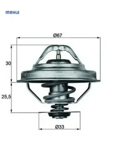 Termostat 92 c bmw m40 m42 m50 m52 e36 e34 e39 e38 Mahle 11537511083 11531468057 resmi