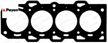 Silindir kapak contası alfa romeo 145-146-147-156 1.6 16v alfa romeo 156-166 2.0 16v Payen 60659190/ 60659758/ 60664642 resmi