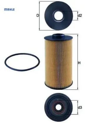Yag fıltresı bmw m62 e34 e38 e39 e53 . land rover range rover ııı m62b44 l322 Mahle 11427510717/ LPW500030 resmi