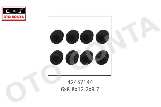 Subap keçesi p206-p307 2.0 hdi takım 8 adet 6×8.8x12.2x9.7mm dw10 Otoconta 956,38 resmi