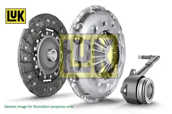 Debriyaj seti rulmanlı baskı disk rulman transporter t4 2.5tdı 09/95-12/96 acv ayc Luk 074198141AX/ 02F141671A resmi