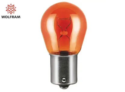 Ampul 12v py21w 21 ba15s 93 ampul düz tırnak sarı stop-sinyal ve park serisi resmi
