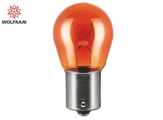 Ampul 12v py21w 21 ba15s 93 ampul düz tırnak sarı stop-sinyal ve park serisi resmi