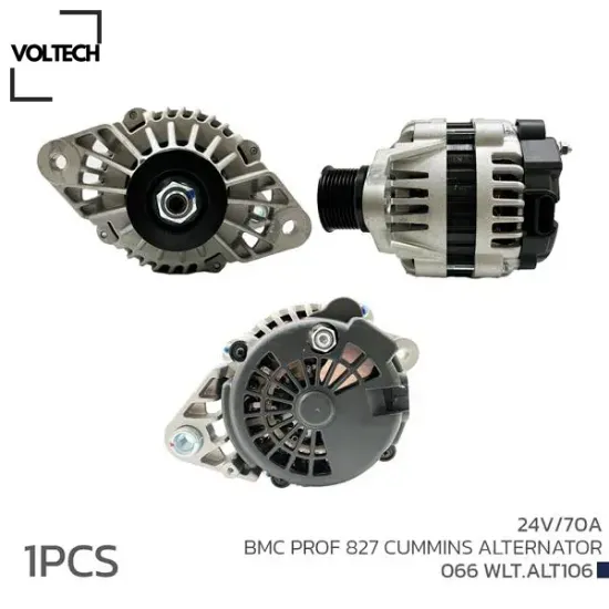 Alternatör sarj dinamosu 24v 70a bmc prof 827 cummıns 8600017 resmi