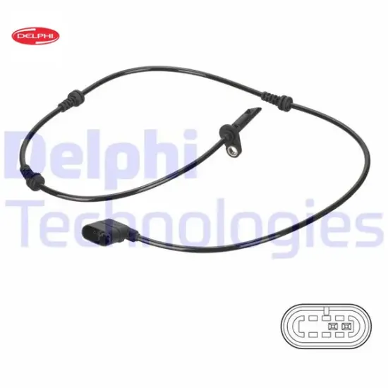 Abs sensoru on sol mercedes c-class w205 s205 c205 a205 Delphı A2059058103 resmi