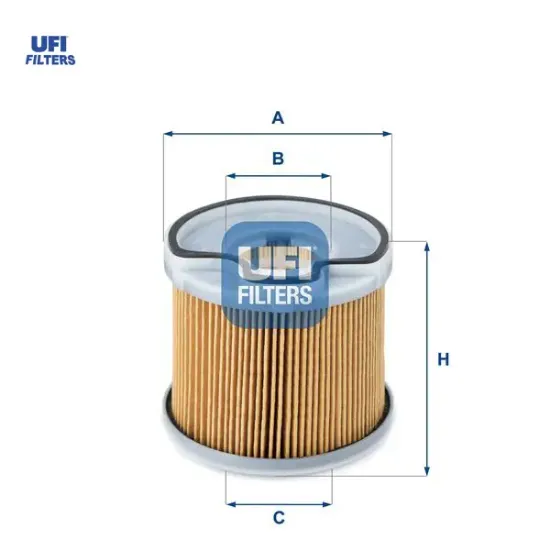 Yakıt filtresi partner-berlıngo-c5-jumpy-xsara-scudo-p206-p307-p406-p607-p806-expert 2.0hdı Ufı 1906.51/ 9401906508/ 1906.50/ 1906.A1 resmi