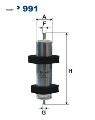 Yakıt filtresi audı a4 8k a5 8t3 2.0-2.7-3.0 tdı v6 08 > q7 3.0 tdı-4.2 tdı 10 > Fıltron 8K0127400A/ 8T0127401A/ 8K0127400 resmi