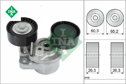Kayıs gergı rulmanı bmw e90 e92 e93 f10 f20 f30 f32 f33 f34 f36 f07 f01 e84 f25 f15 f16 kutuklu Ina 11287810807 resmi