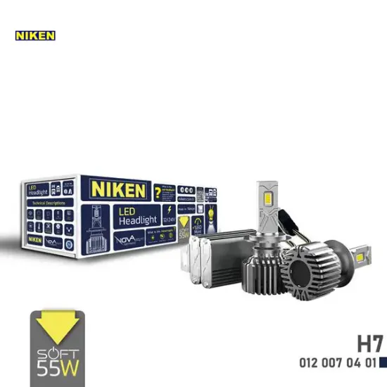 Led xenon nova soft serısı h7 55w Nıken resmi