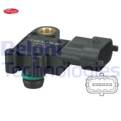 Manıfold basınc sensoru map land rover freelander l359 defender l316 range rover l538 . ford trans ı Delphı LR075167/ LR038762/ AG919F479AA resmi