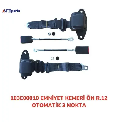 Emniyet kemeri ön 3 nokta otomatik r12 Aft 1030000000000 resmi