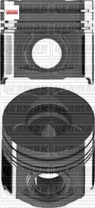 Motor piston segman std astra h 04-14 -vectra c 02-08 -zafıra b 05-15 -sıgnum 03-08 z19dth 82.00 Yenmak 624093/ 95514106/ 93178525 resmi