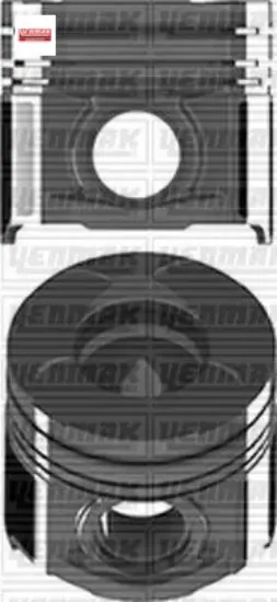 Motor piston segman std astra h 04-14 -vectra c 02-08 -zafıra b 05-15 -sıgnum 03-08 z19dth 82.00 Yenmak 624093/ 95514106/ 93178525 resmi