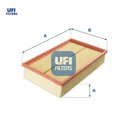 Hava filtresi t5 1.9 tdı-2.0-2.0tdı-2.5 tdı 03- - multıvan t5 1.9 tdı-2.0-2.5 tdı 03- Ufı 7H0129620 resmi