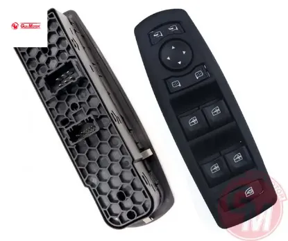 Cam açma anahtarı kumanda grubu siyah renault megan ııı-fluence katlanır aynalı araçlar için 80961 0 Gua 254000006R/ 809610016R resmi