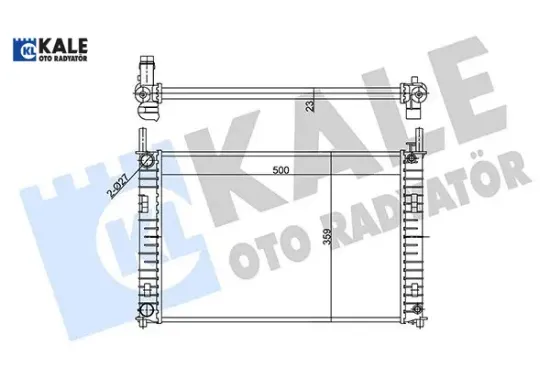 Motor su radyatoru fıesta 1.25 16v 1.4 16v 1.4tdcı 01>08 mazda ıı 1.4cd manuel mekanık sıstem Kale radyatör ME4S6H8005CB/ 4S6H8005CB/ 1897431 resmi