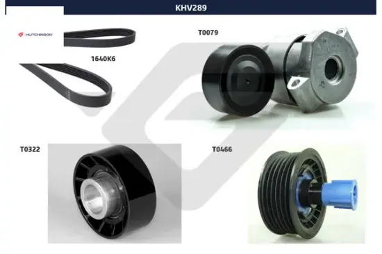 Alternatör gergi kiti peugeot boxer-cıtroen jumper 11> 2.2 hdı Hutchınson 1611281280 resmi