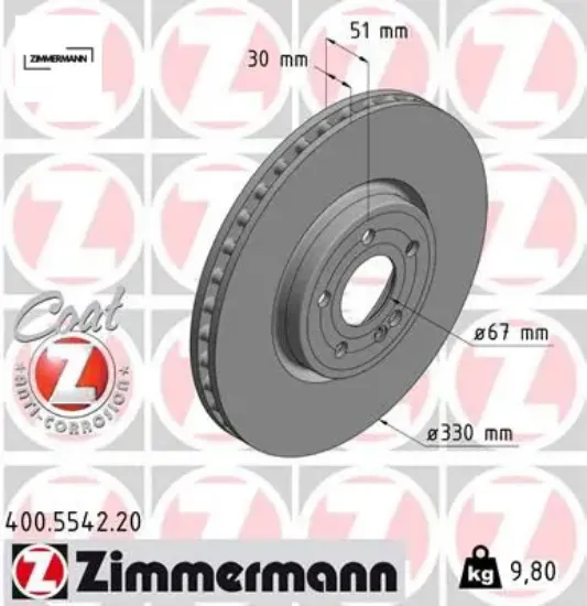 Fren dıskı on mercedes w177 v177 w247 c118 x118 h247 x247 A2474211912 resmi