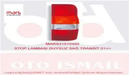 Arka stop lambası duysuz sağ transit v184 01>06 Mars 4C16 13A602 AA/ T127149 resmi