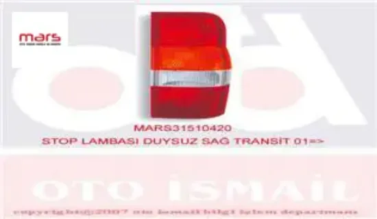 Arka stop lambası duysuz sağ transit v184 01>06 Mars 4C16 13A602 AA/ T127149 resmi